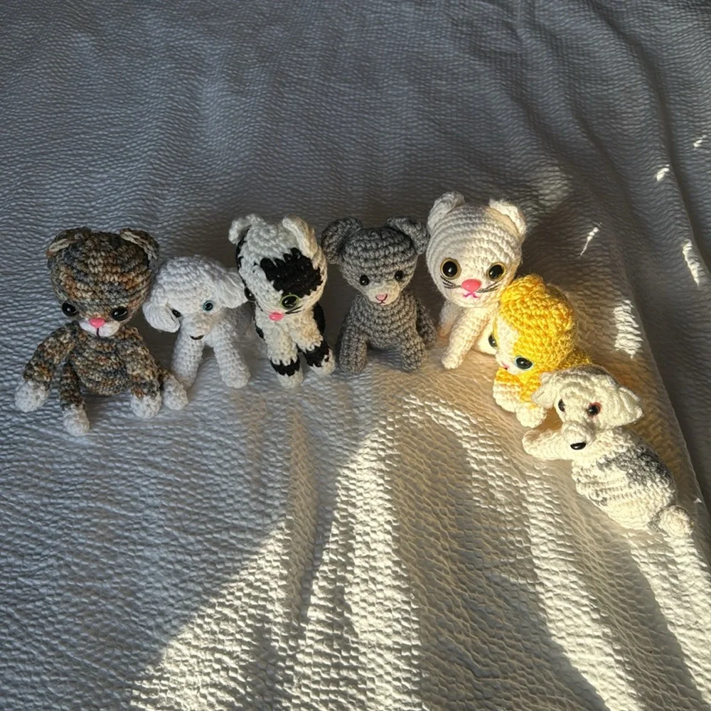 Handmade Crochet Animal Set